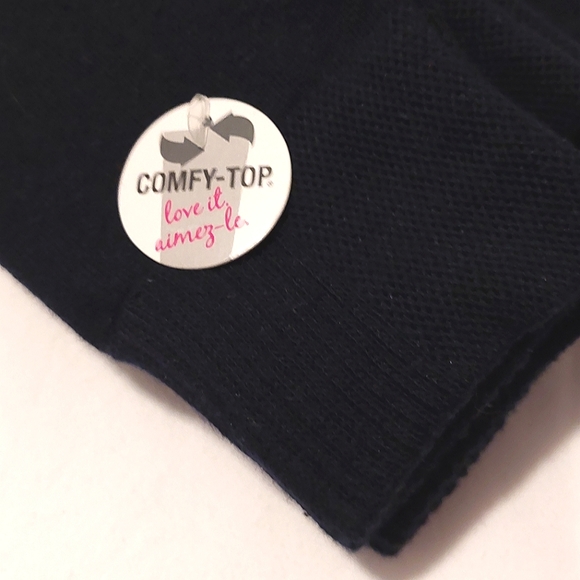 SECRET Women's 2 Pack Navy Knee High Socks NWT 6-10 Shoe Size - Picture 3 of 4